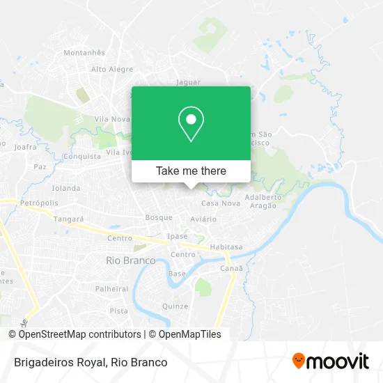 Brigadeiros Royal map