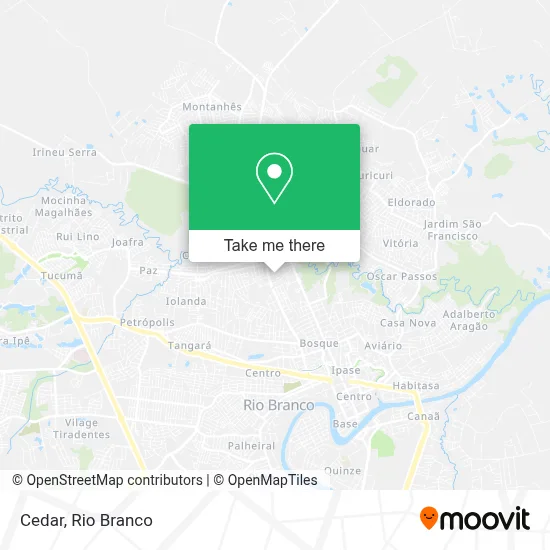 Cedro map