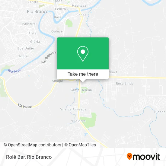 Rolê Bar map