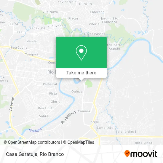 Casa Garatuja map