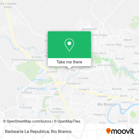 Barbearia La Republica map