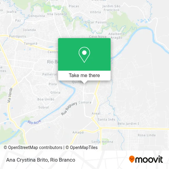 Ana Crystina Brito map
