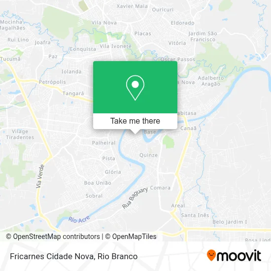 Fricarnes Cidade Nova map