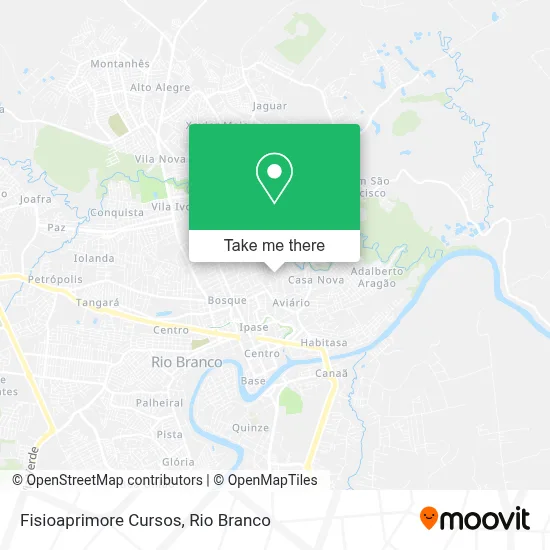Fisioaprimore Cursos map