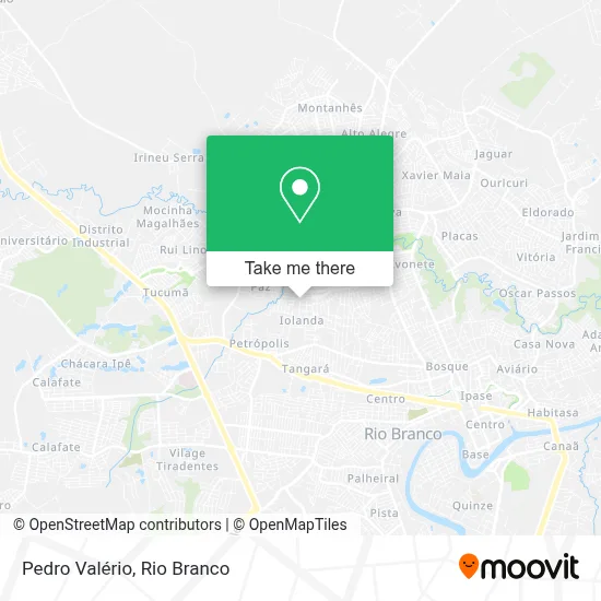Pedro Valério map