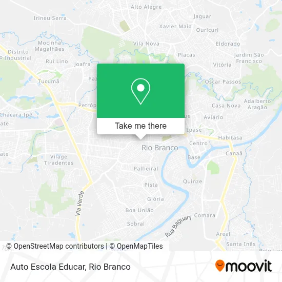 Auto Escola Educar map