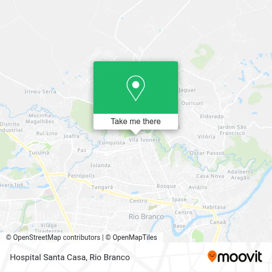 Hospital Santa Casa map