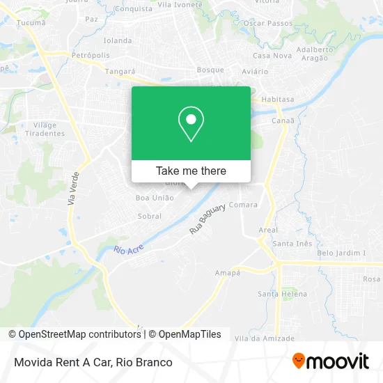 Movida Rent A Car map