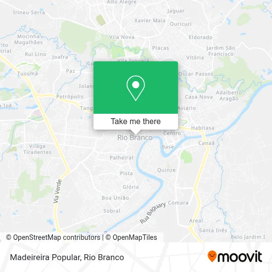 Madeireira Popular map