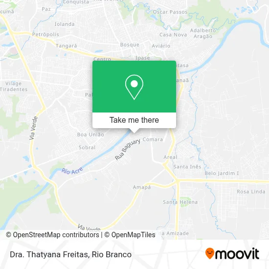 Dra. Thatyana Freitas map