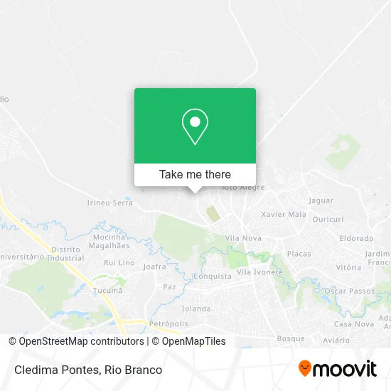 Cledima Pontes map
