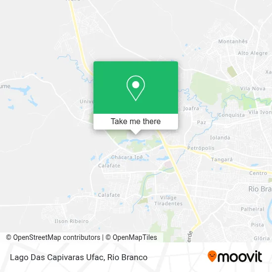 Lago Das Capivaras Ufac map