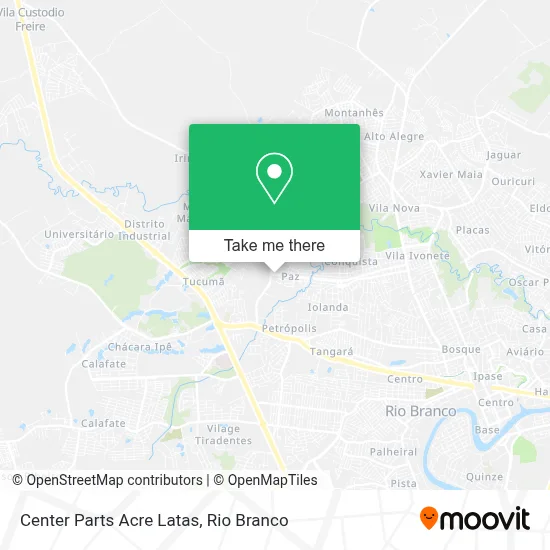 Center Parts Acre Latas map