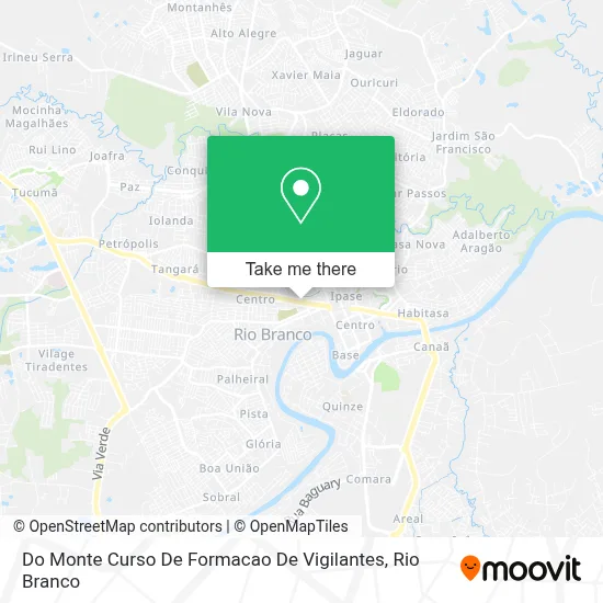 Do Monte Curso De Formacao De Vigilantes map