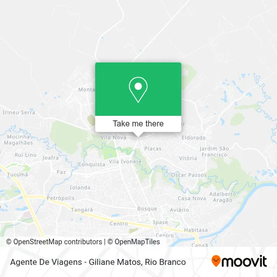 Agente De Viagens - Giliane Matos map