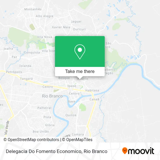Delegacia Do Fomento Economico map