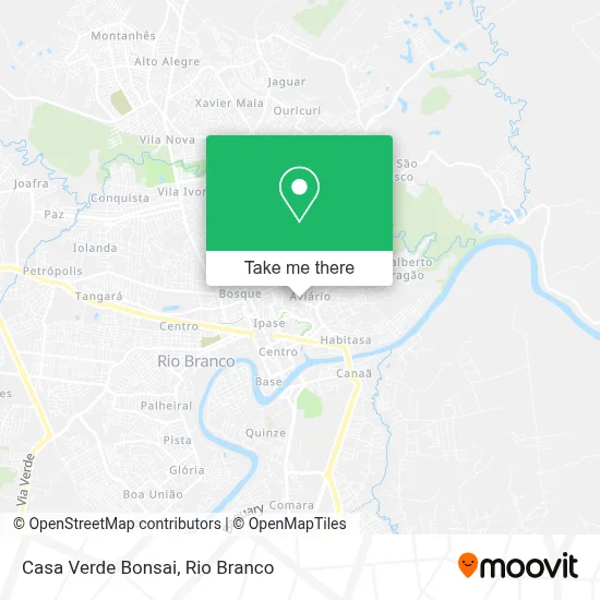 Casa Verde Bonsai map