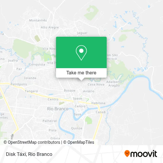 Disk Táxi map