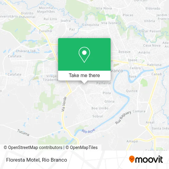 Floresta Motel map