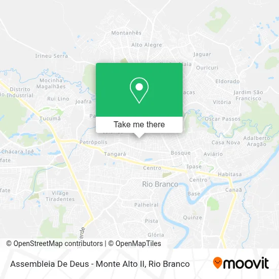 Assembleia De Deus - Monte Alto II map