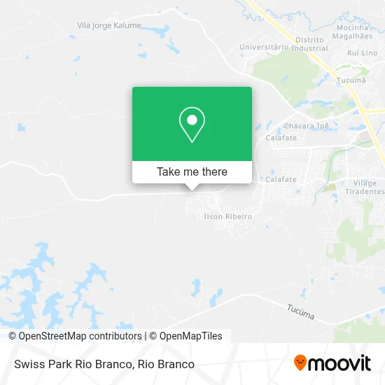 Swiss Park Rio Branco map