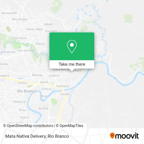 Mata Nativa Delivery map