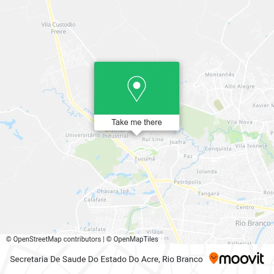 Secretaria De Saude Do Estado Do Acre map