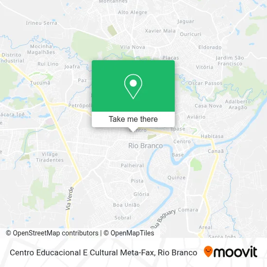 Centro Educacional E Cultural Meta-Fax map