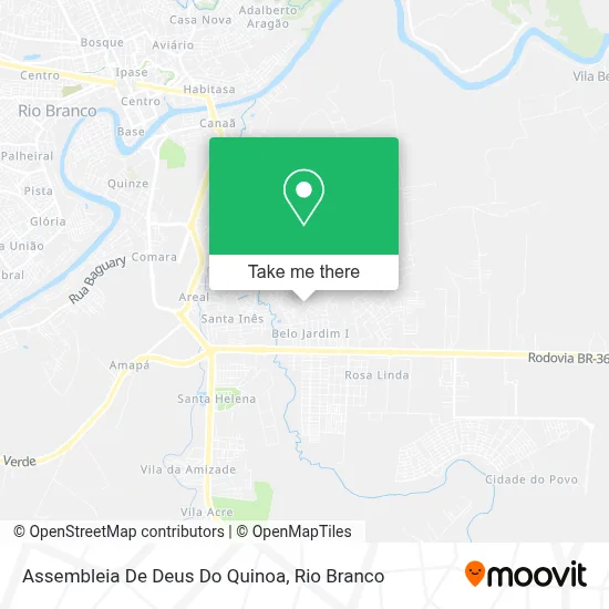 Assembleia De Deus Do Quinoa map
