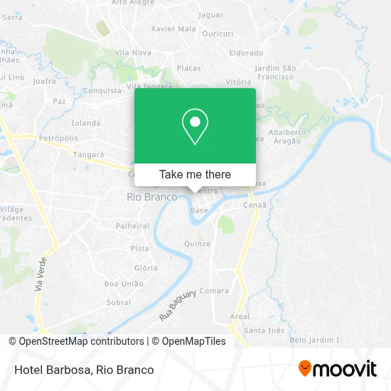 Hotel Barbosa map