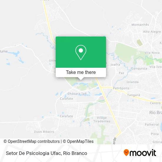 Setor De Psicologia Ufac map