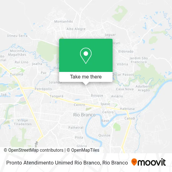 Pronto Atendimento Unimed Rio Branco map