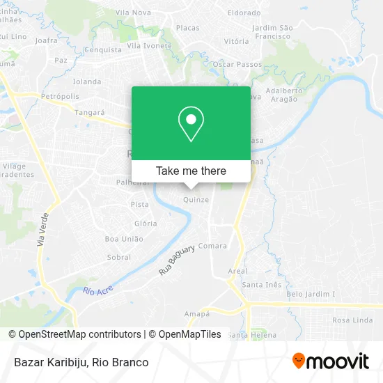 Bazar Karibiju map