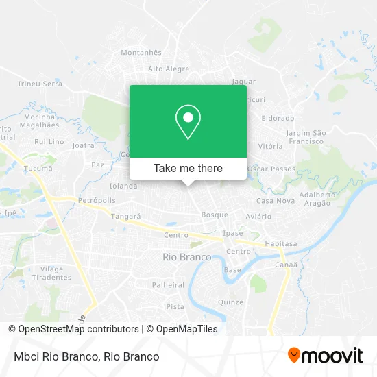 Mbci Rio Branco map