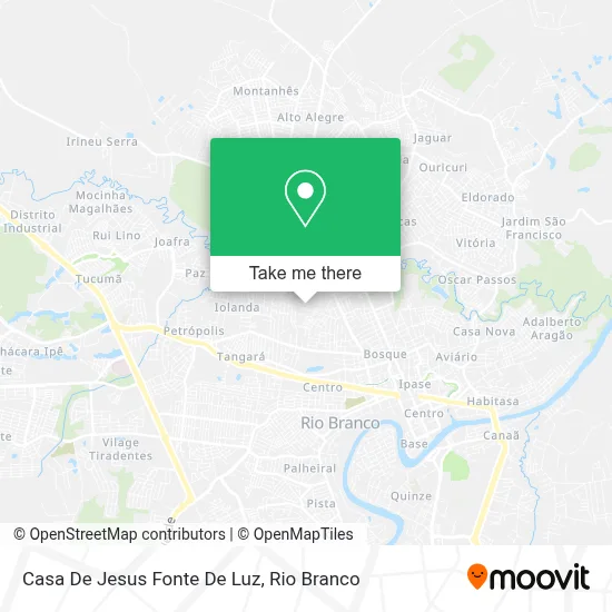 Casa De Jesus Fonte De Luz map
