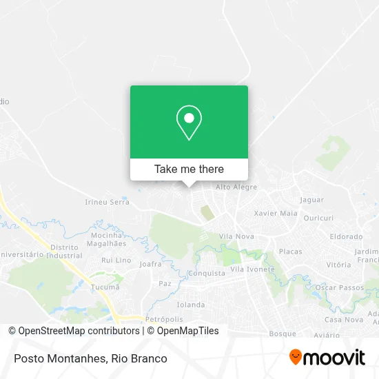 Posto Montanhes map
