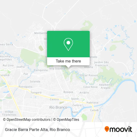 Gracie Barra Parte Alta map