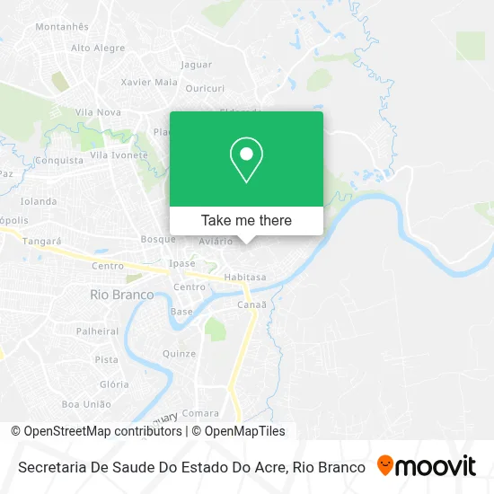 Secretaria De Saude Do Estado Do Acre map
