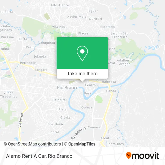 Alamo Rent A Car map