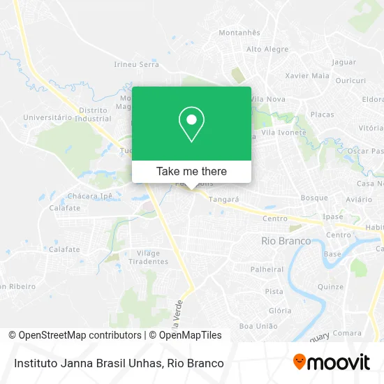 Instituto Janna Brasil Unhas map