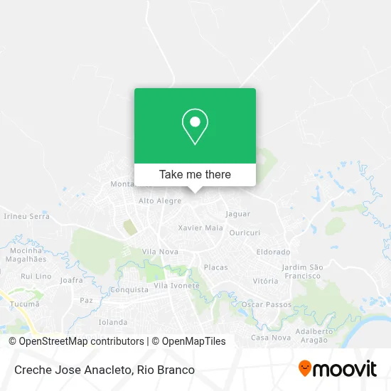 Creche Jose Anacleto map