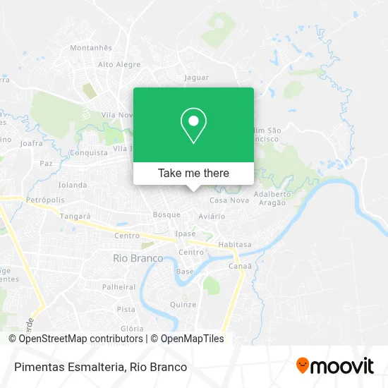 Pimentas Esmalteria map