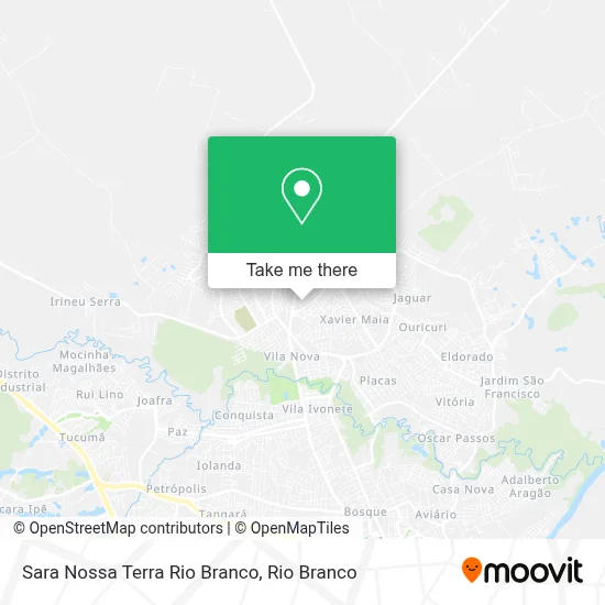 Sara Nossa Terra Rio Branco map