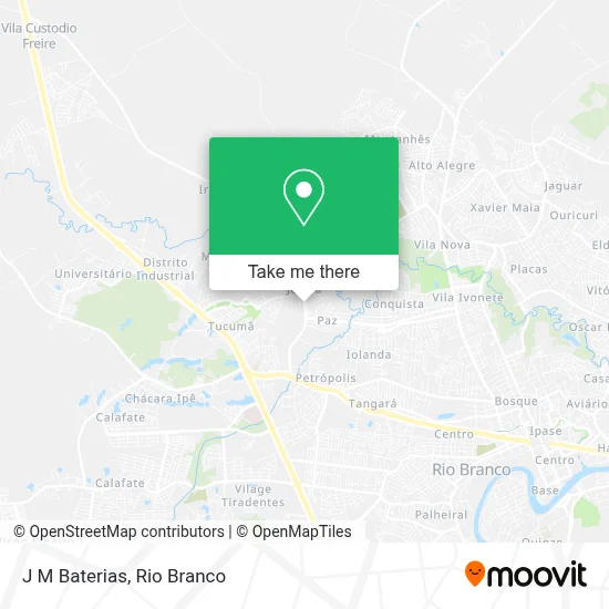 J M Baterias map