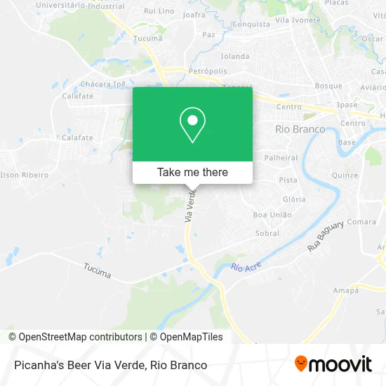 Picanha's Beer Via Verde map