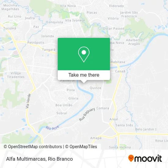 Alfa Multimarcas map