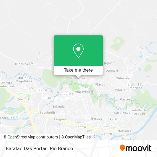 Baratao Das Portas map