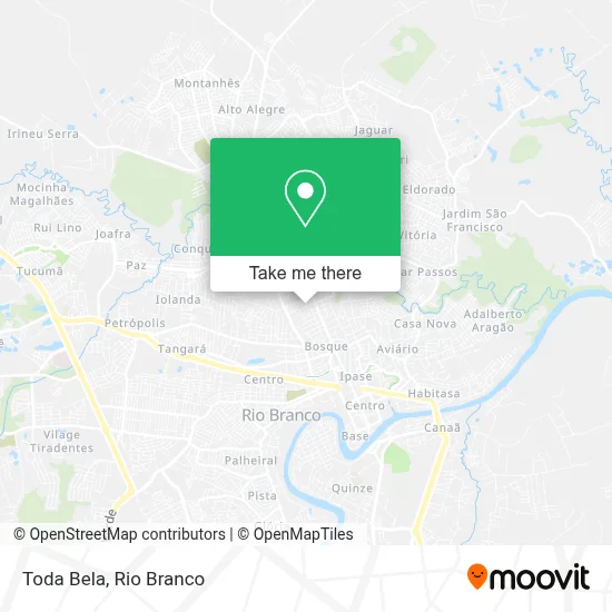 Toda Bela map