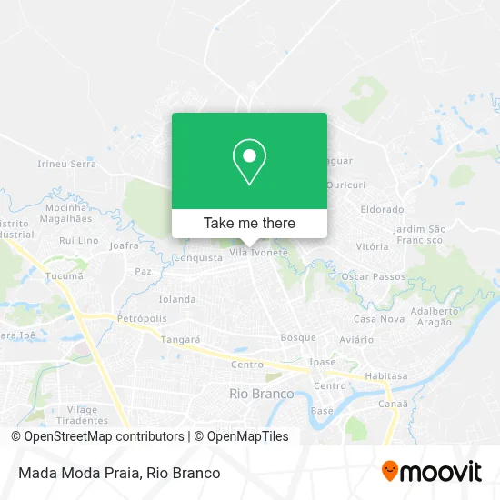 Mada Moda Praia map