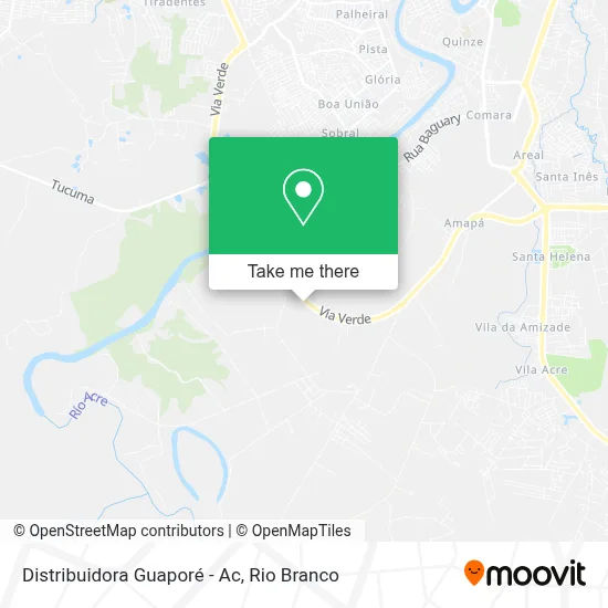Distribuidora Guaporé - Ac map